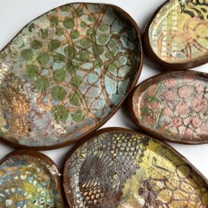 Elizabeth Pickup Pottery Ceramic Artist Sabden example mixed work Lancashire