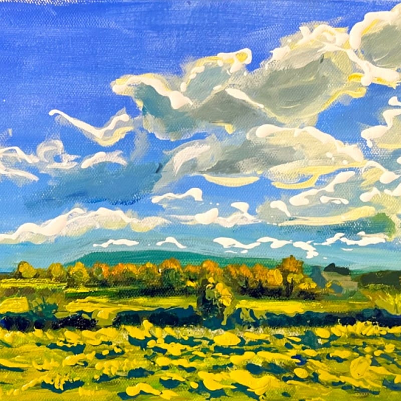 Acrylic Painting and Mixed Media Weekly Art Class by Gosha Gibek Sawley Village