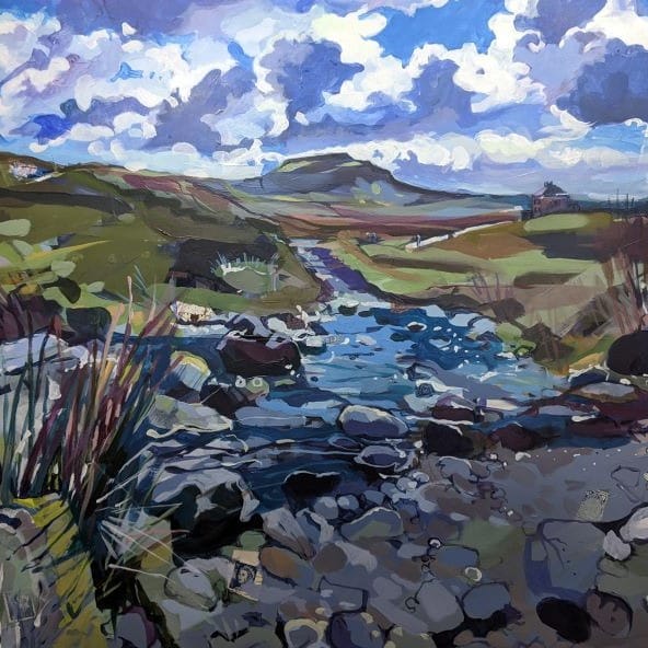 Ingleborough-1 Janet Mayled, Ribble Valley, Lancashire, UK, Fine Art
