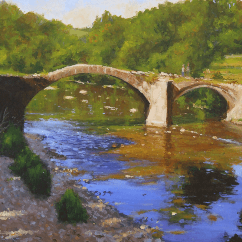 The Old Bakehouse Gallery in Clitheroe is a Ribble Valley studio gallery showcasing Peter Taylor’s expressive landscape oil paintings in a working artist studio.