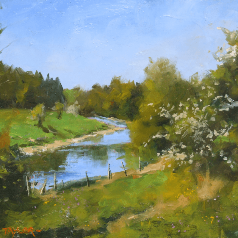 The Old Bakehouse Gallery in Clitheroe is a Ribble Valley studio gallery showcasing Peter Taylor’s expressive landscape oil paintings in a working artist studio.