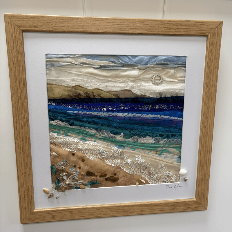 Sue Dixon, a textile artist in the Forest of Bowland, Lancashire