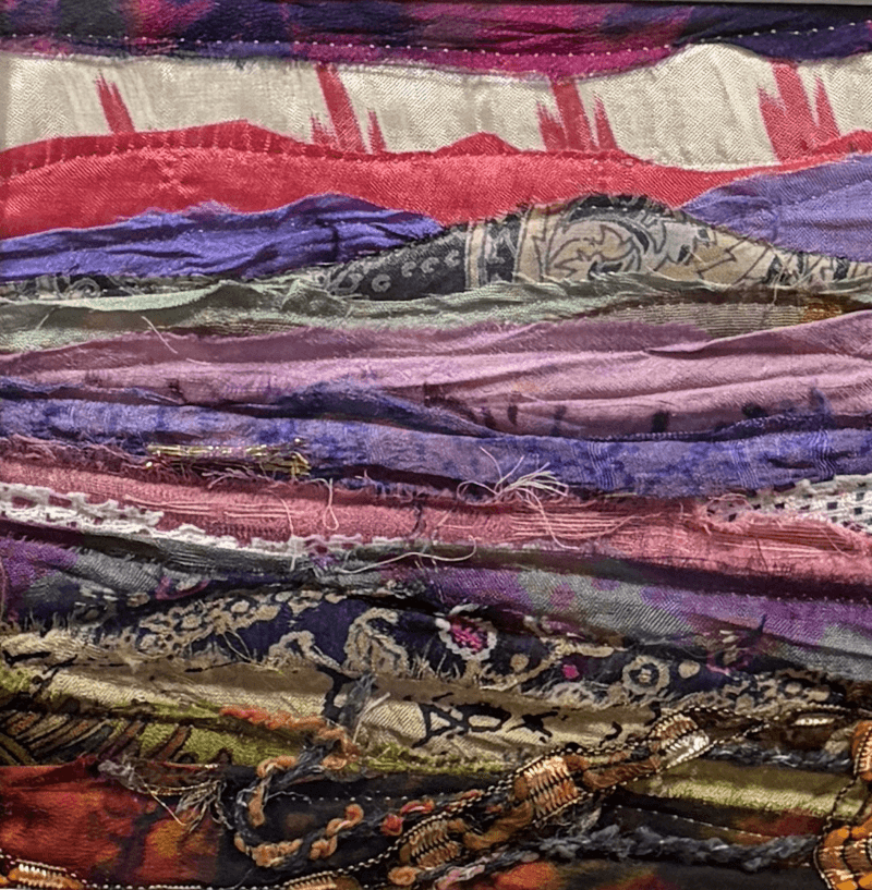 Sue Dixon, a textile artist in the Forest of Bowland, Lancashire