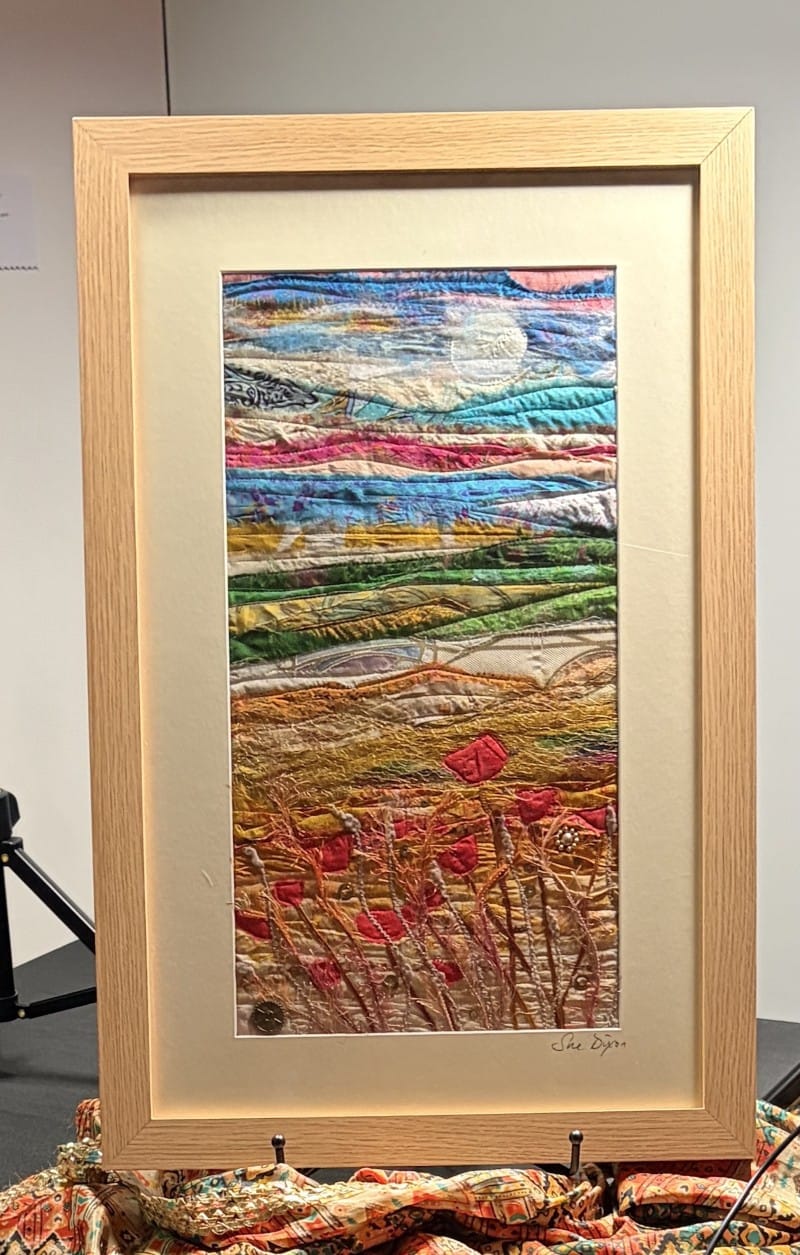 Sue Dixon, a textile artist in the Forest of Bowland, Lancashire