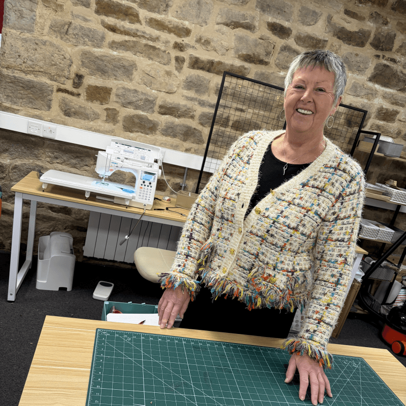 Sue Dixon, a textile artist in the Forest of Bowland, Lancashire