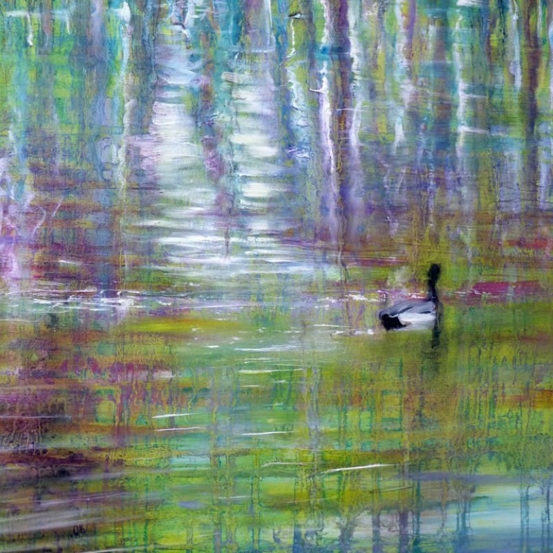 pond-reflection1-julie-bowen-1 Julie Bowen, Ribble Valley, Lancashire, UK, Fine Art